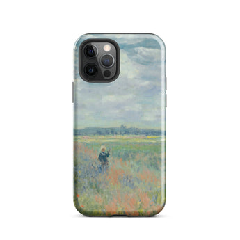 Poppy Fields Near Argenteuil - Claude Monet Iphone Case, 12 Pro / Gloss, Mobile Phone Cases, Toby Leon