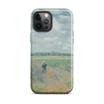 Poppy Fields Near Argenteuil - Claude Monet Iphone Case, 12 Pro Max / Gloss, Mobile Phone Cases, Toby Leon