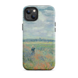 Poppy Fields Near Argenteuil - Claude Monet Iphone Case, 14 Plus / Matte, Mobile Phone Cases, Toby Leon