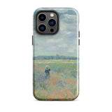 Poppy Fields Near Argenteuil - Claude Monet Iphone Case, 14 Pro Max / Gloss, Mobile Phone Cases, Toby Leon