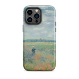 Poppy Fields Near Argenteuil - Claude Monet Iphone Case, 14 Pro Max / Matte, Mobile Phone Cases, Toby Leon