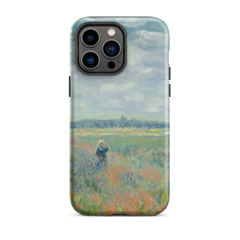 Poppy Fields Near Argenteuil - Claude Monet Iphone Case, 14 Pro Max / Matte, Mobile Phone Cases, Toby Leon