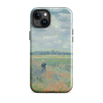 Poppy Fields Near Argenteuil - Claude Monet Iphone Case, 15 Plus / Gloss, Mobile Phone Cases, Toby Leon