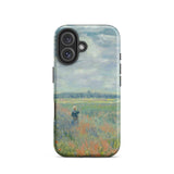 Poppy Fields Near Argenteuil - Claude Monet Iphone Case, 16 / Matte, Mobile Phone Cases, Toby Leon