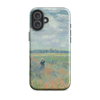 Poppy Fields Near Argenteuil - Claude Monet Iphone Case, 16 Plus / Gloss, Mobile Phone Cases, Toby Leon