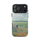 Poppy Fields Near Argenteuil - Claude Monet Iphone Case, 17 Pro Max / Gloss, Mobile Phone Cases, Toby Leon