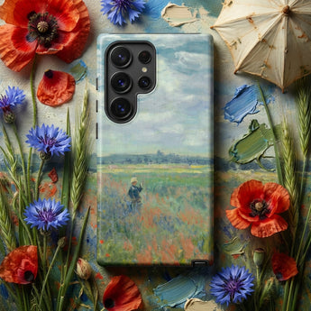 Poppy Fields Near Argenteuil - Claude Monet Phone Case, Mobile Cases, Toby Leon
