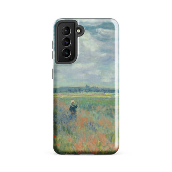 Poppy Fields Near Argenteuil - Claude Monet Phone Case, Samsung Galaxy S21 Fe / Gloss, Mobile Cases, Toby Leon