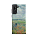 Poppy Fields Near Argenteuil - Claude Monet Phone Case, Samsung Galaxy S21 Fe / Matte, Mobile Cases, Toby Leon