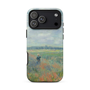 Poppy Fields Near Argenteuil - Claude Monet Phone Case, Monet’s Argenteuil Meadow, Coral Tide Breaking, Claude Monet Iphone