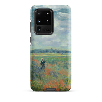 Poppy Fields Near Argenteuil - Claude Monet Samsung Case, Galaxy S20 Ultra / Matte, Mobile Phone Cases, Toby Leon