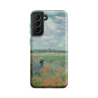 Poppy Fields Near Argenteuil - Claude Monet Samsung Case, Galaxy S21 Fe / Matte, Mobile Phone Cases, Toby Leon
