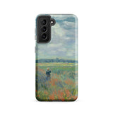 Poppy Fields Near Argenteuil - Claude Monet Samsung Case, Galaxy S21 / Matte, Mobile Phone Cases, Toby Leon