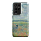 Poppy Fields Near Argenteuil - Claude Monet Samsung Case, Galaxy S21 Ultra / Gloss, Mobile Phone Cases, Toby Leon