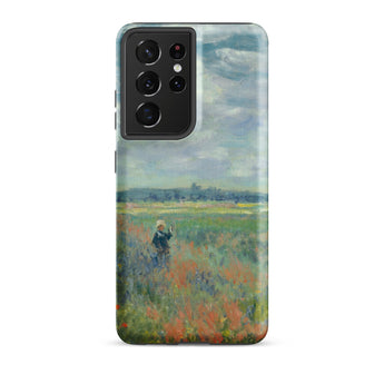 Poppy Fields Near Argenteuil - Claude Monet Samsung Case, Galaxy S21 Ultra / Matte, Mobile Phone Cases, Toby Leon