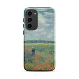 Poppy Fields Near Argenteuil - Claude Monet Samsung Case, Galaxy S23 Plus / Matte, Mobile Phone Cases, Toby Leon