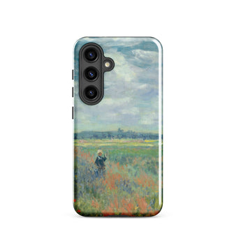 Poppy Fields Near Argenteuil - Claude Monet Samsung Case, Galaxy S24 / Gloss, Mobile Phone Cases, Toby Leon