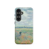 Poppy Fields Near Argenteuil - Claude Monet Samsung Case, Galaxy S24 / Matte, Mobile Phone Cases, Toby Leon