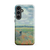 Poppy Fields Near Argenteuil - Claude Monet Samsung Case, Galaxy S24 Plus / Gloss, Mobile Phone Cases, Toby Leon