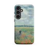 Poppy Fields Near Argenteuil - Claude Monet Samsung Case, Galaxy S24 Plus / Matte, Mobile Phone Cases, Toby Leon