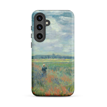 Poppy Fields Near Argenteuil - Claude Monet Samsung Case, Galaxy S24 Plus / Matte, Mobile Phone Cases, Toby Leon