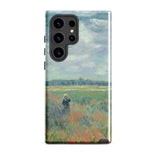 Poppy Fields Near Argenteuil - Claude Monet Samsung Case, Galaxy S24 Ultra / Gloss, Mobile Phone Cases, Toby Leon
