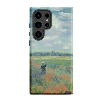 Poppy Fields Near Argenteuil - Claude Monet Samsung Case, Galaxy S24 Ultra / Matte, Mobile Phone Cases, Toby Leon
