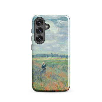 Poppy Fields Near Argenteuil - Claude Monet Samsung Case, Galaxy S25 / Gloss, Mobile Phone Cases, Toby Leon