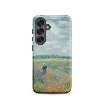 Poppy Fields Near Argenteuil - Claude Monet Samsung Case, Galaxy S25 / Matte, Mobile Phone Cases, Toby Leon