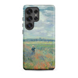 Poppy Fields Near Argenteuil - Claude Monet Samsung Case, Galaxy S25 Ultra / Matte, Mobile Phone Cases, Toby Leon