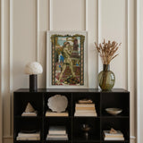 Porteur D’amphore - Maurice Desvallieres Art Print / Canvas Framed Art Nouveau-style Print Nude Male Figure Dynamic Porteur D’amphore,