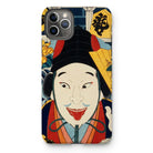 Portrait of an Actor - Toyohara Kunichika Iphone Case, 11 Pro Max / Matte, Iphone Case Colorful Japanese Ukiyo-e Style Artwork Character