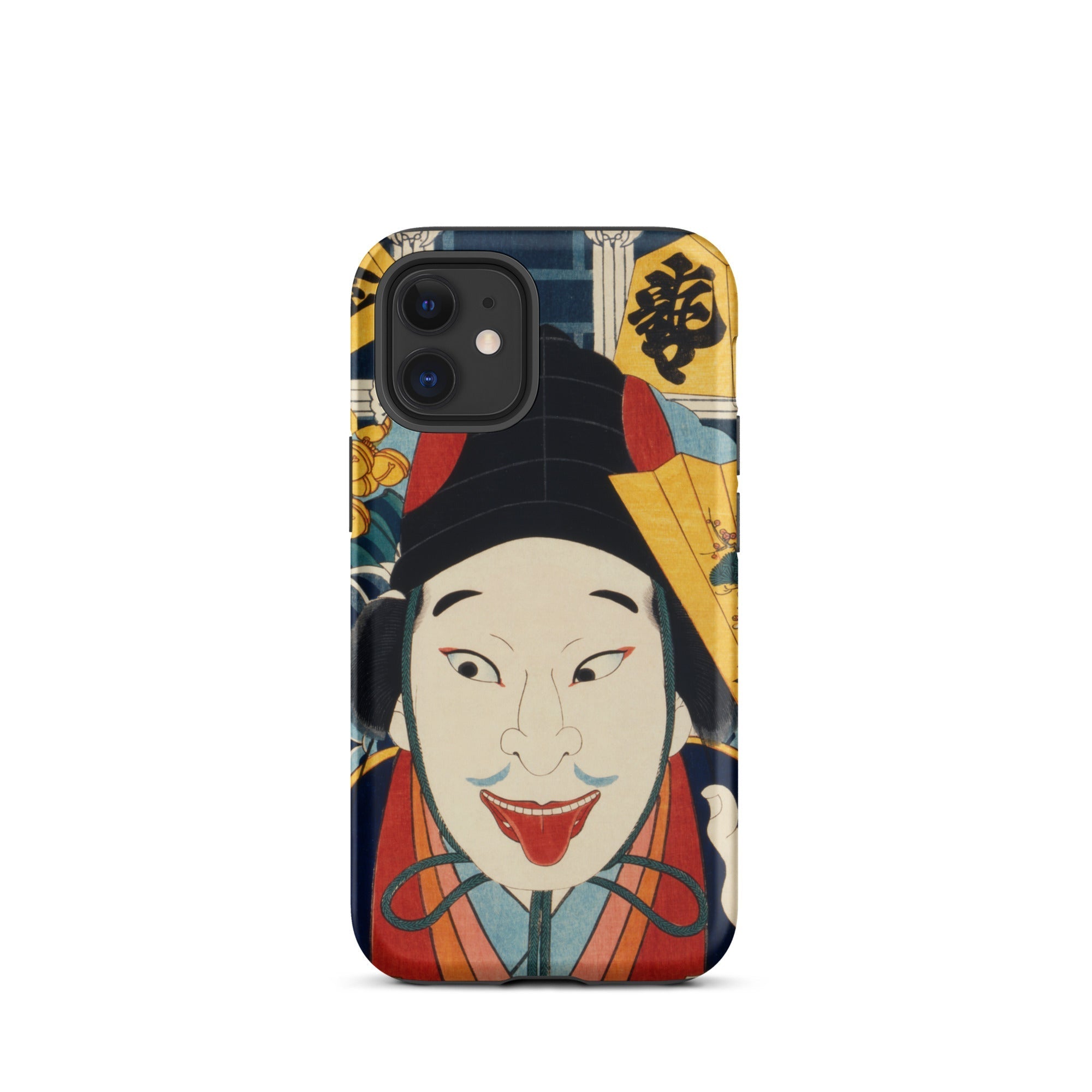 Portrait of an Actor Toyohara Kunichika Iphone Case, 12 Mini / Matte, Phone Case Japanese Art