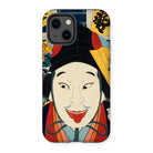 Portrait of an Actor - Toyohara Kunichika Iphone Case, 13 / Matte, Phone Case Colorful Japanese Ukiyo-e Style Illustration Face