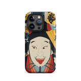 Portrait of an Actor - Toyohara Kunichika Phone Case Iphone 15 Pro / Matte Phone Case Kabuki Actor Design Toyohara Kunichika, Captivating