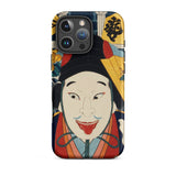 Portrait of an Actor - Toyohara Kunichika Phone Case Iphone 16 Pro Max / Matte Iphone Case Kabuki Actor Design Toyohara Kunichika,