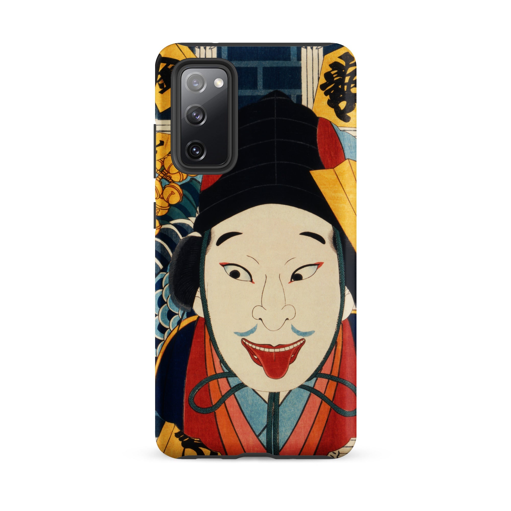 Portrait of an Actor Toyohara Kunichika Samsung Case, Galaxy S20 Fe / Matte, Smartphone Case Japanese Ukiyo e Style Illustration Person