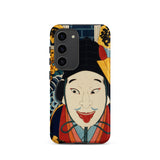 Portrait of an Actor - Toyohara Kunichika Samsung Case, Galaxy S23 / Matte, Phone Case Japanese Ukiyo-e Style Illustration Man