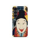 Portrait of an Actor Toyohara Kunichika Samsung Case, Galaxy S24 / Matte, Smartphone Case Traditional Japanese Ukiyo e Style Portrait Person