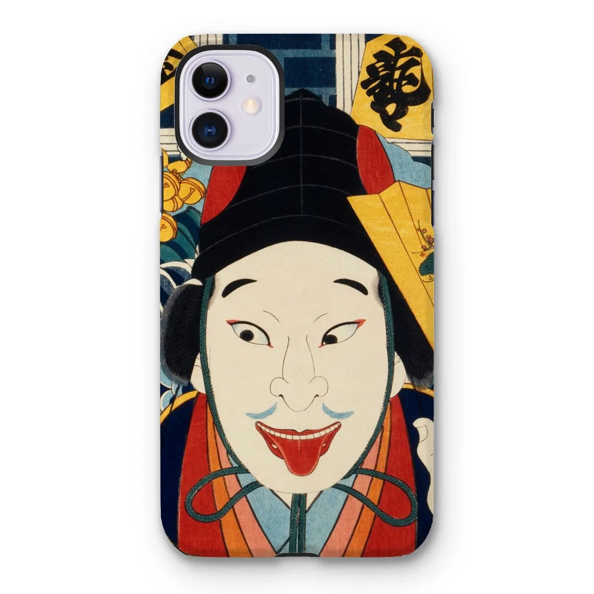 Portrait Of An Actor - Ukiyo-e Phone Case - Toyohara Kunichika - Iphone 11 / Matte - Mobile Phone Cases - Aesthetic Art