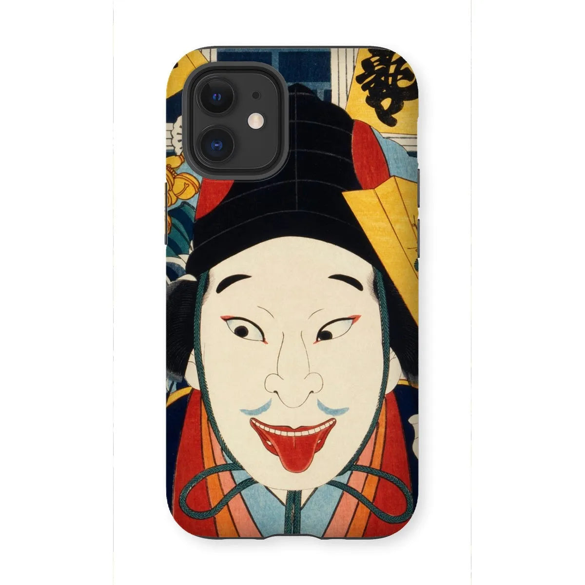 Portrait Of An Actor - Ukiyo-e Phone Case - Toyohara Kunichika - Iphone 12 Mini / Matte - Mobile Phone Cases