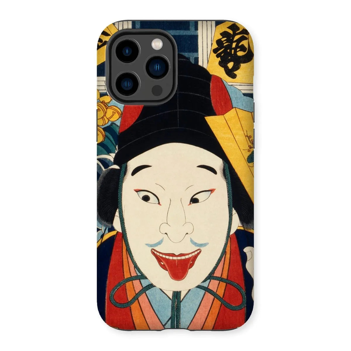 Portrait Of An Actor - Ukiyo-e Phone Case - Toyohara Kunichika - Iphone 14 Pro Max / Matte - Mobile Phone Cases