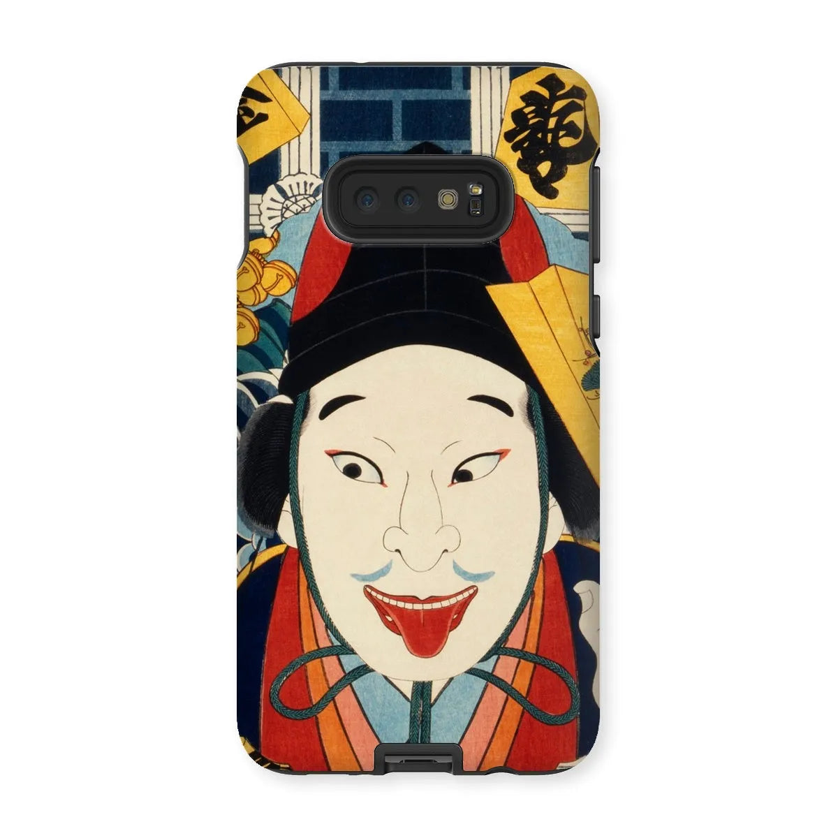 Portrait Of An Actor - Ukiyo-e Phone Case - Toyohara Kunichika - Samsung Galaxy S10e / Matte - Mobile Phone Cases