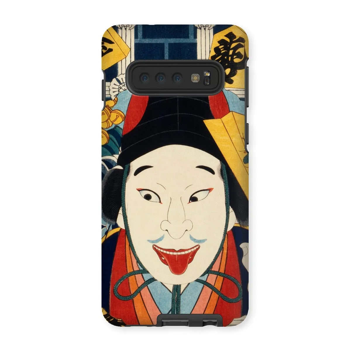 Portrait Of An Actor - Ukiyo-e Phone Case - Toyohara Kunichika - Samsung Galaxy S10 / Matte - Mobile Phone Cases