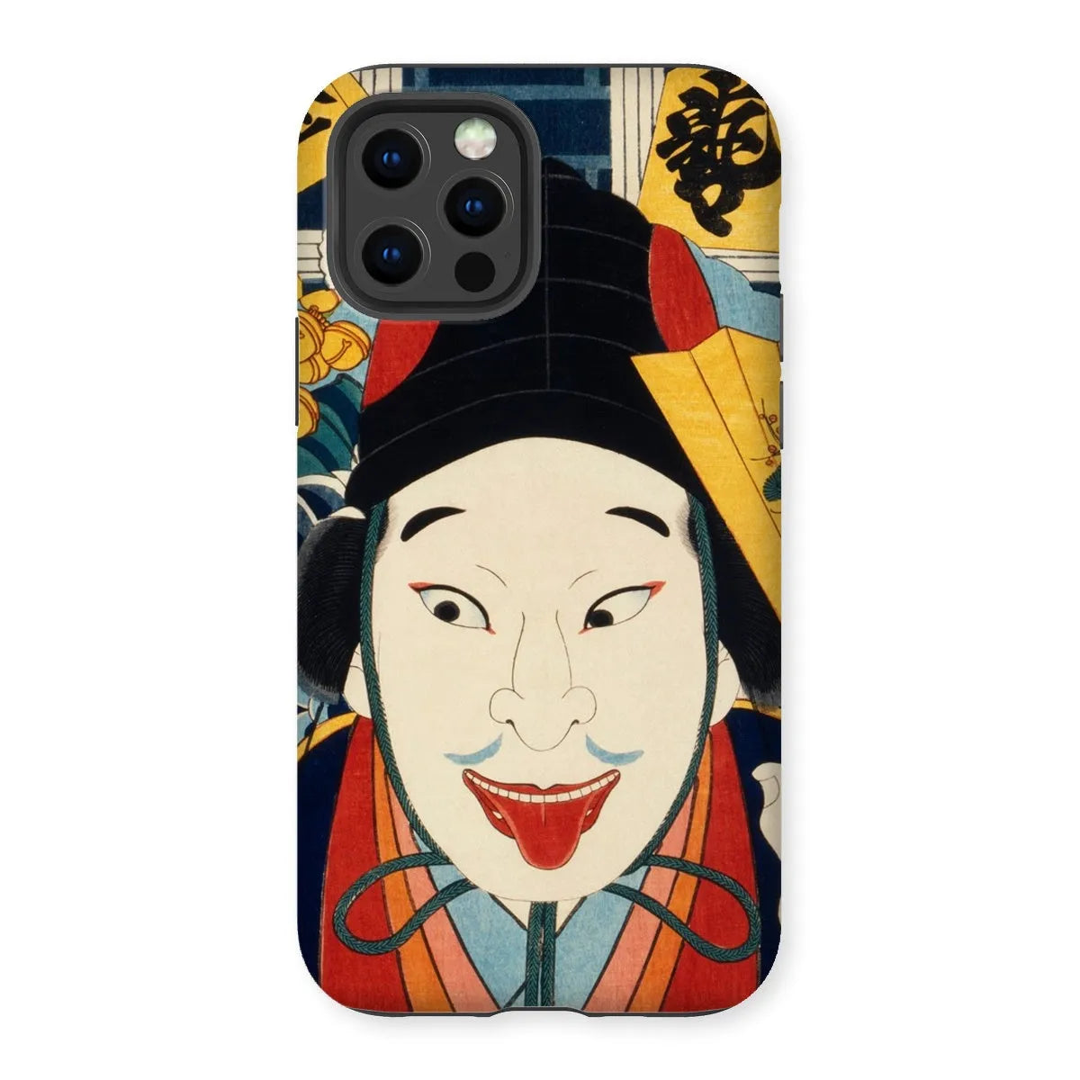 Portrait Of An Actor - Ukiyo-e Phone Case - Toyohara Kunichika - Iphone 12 Pro / Matte - Mobile Phone Cases - Aesthetic