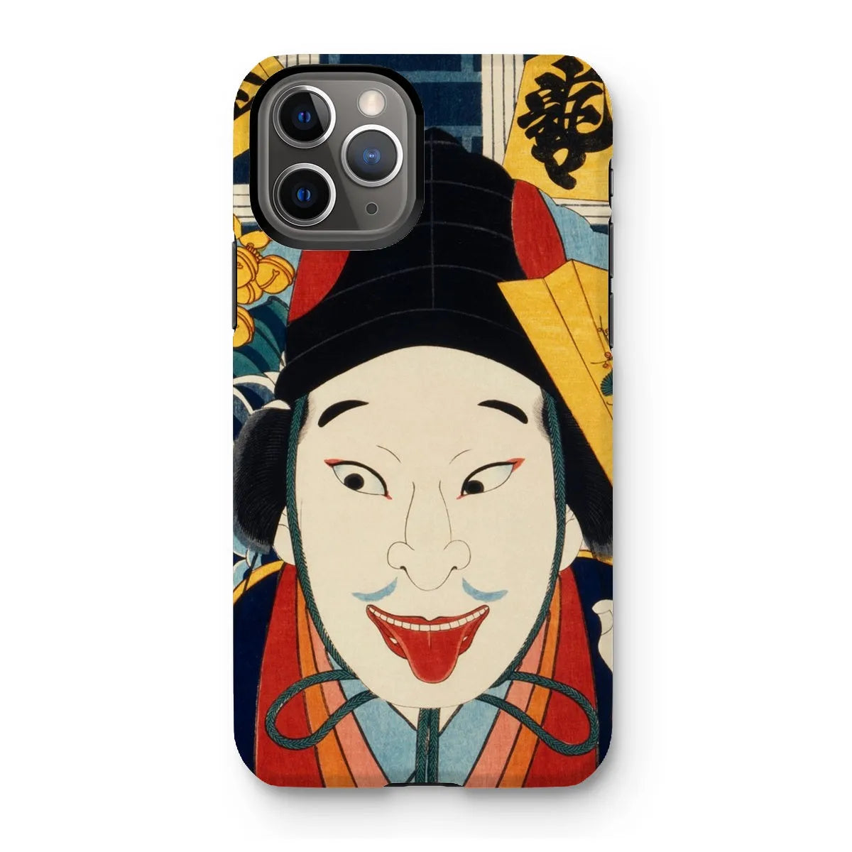 Portrait Of An Actor - Ukiyo-e Phone Case - Toyohara Kunichika - Iphone 11 Pro / Matte - Mobile Phone Cases - Aesthetic