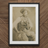 Portrait of a Black Cowboy Art Print / Canvas, 20x30’’ / 51x76cm / Frame / Matboard, Posters Prints & Visual Artwork, Toby Leon
