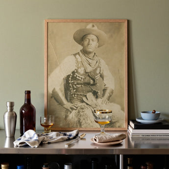 Portrait of a Black Cowboy Art Print / Canvas, Posters Prints & Visual Artwork, Toby Leon
