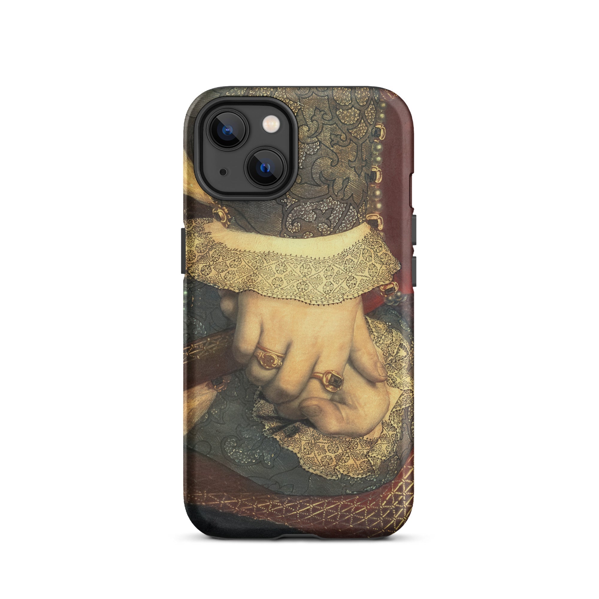 Portrait of Jane Seymour Hans Holbein Der Juengere Iphone Case, 13 / Matte, Iphone Case Renaissance Style Hand Painting