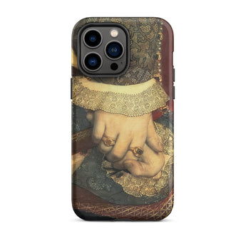 Portrait of Jane Seymour - Hans Holbein Der Juengere Iphone Case, 14 Pro Max / Matte, Artistic Phone Case